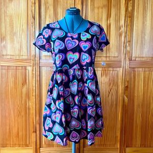 Delia’s Dolls Kills Heart Babydoll Dress “Love Out Loud” Size Small